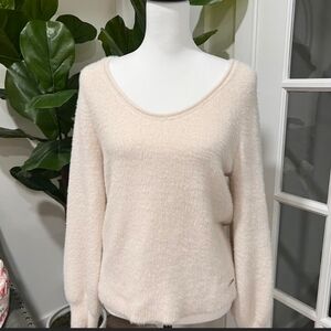 Cream cozy Abercrombie & Fitch sweater Soft A&F Collection